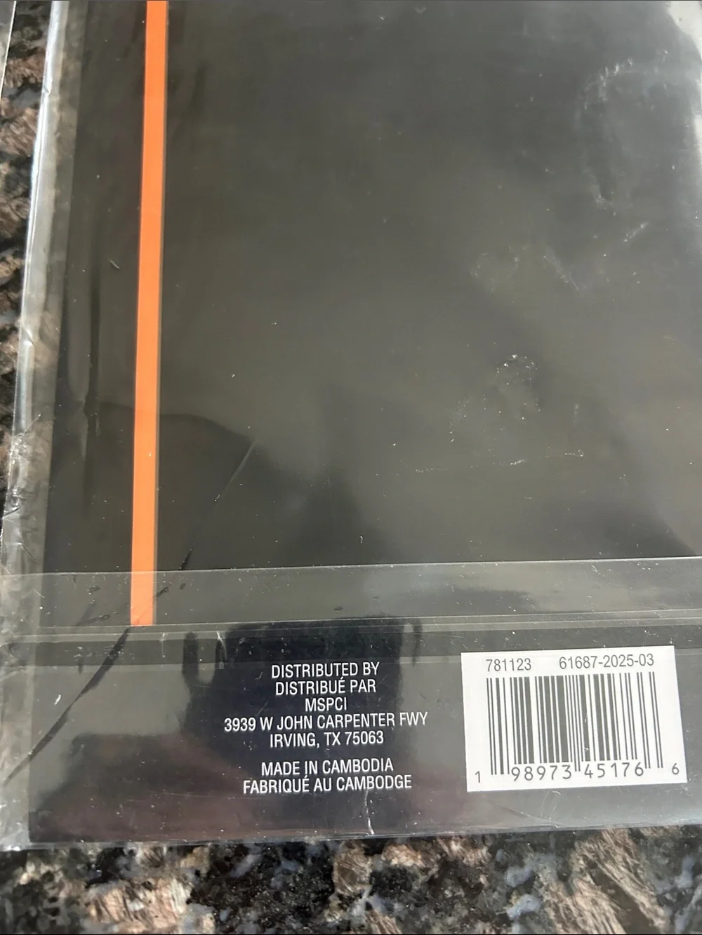 ASHLAND FLORAL BLACK & ORANGE WRAPPING PAPER LOT OF 2 NWT